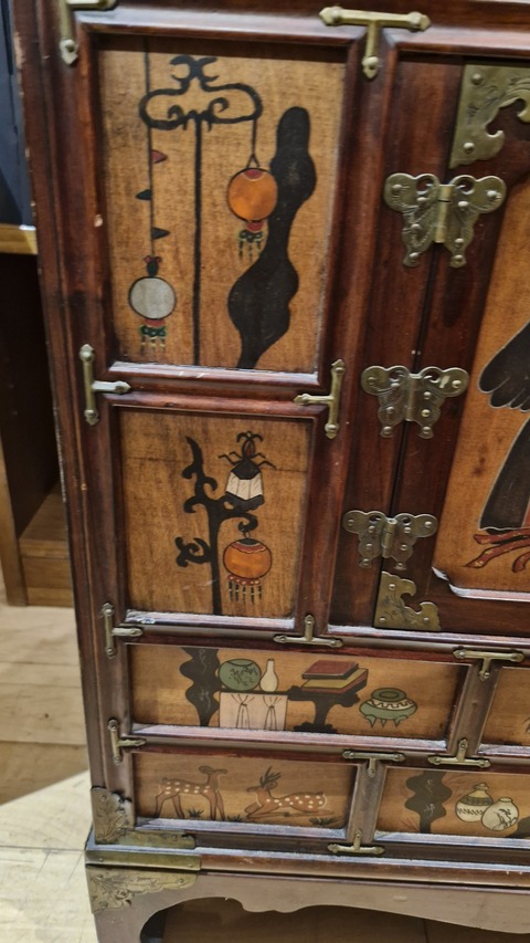 古玩雜項邊柜真品鑒賞圖