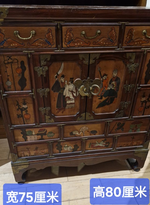 古玩雜項邊柜真品鑒賞圖