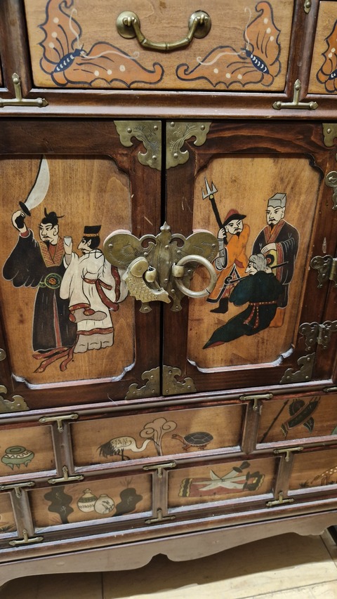 古玩雜項邊柜真品鑒賞圖