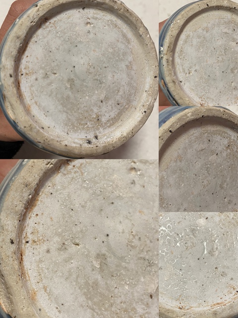 古玩陶瓷明中期 青花花卉紋梅瓶真品鑒賞圖