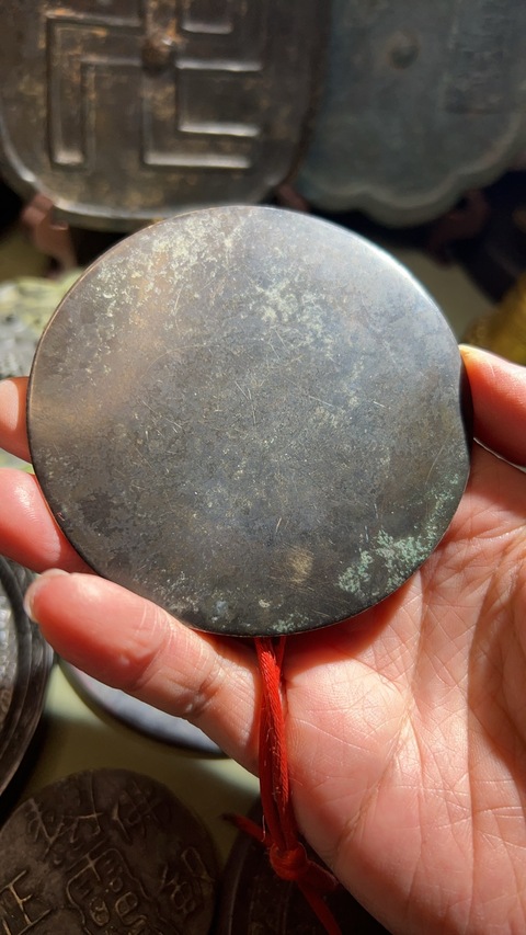古玩銅器銅鏡真品鑒賞圖
