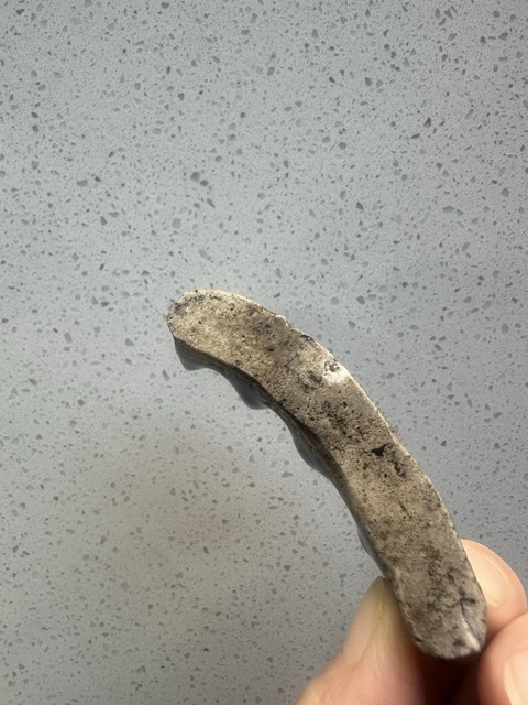 古玩陶瓷藍釉印花五指筆山真品鑒賞圖