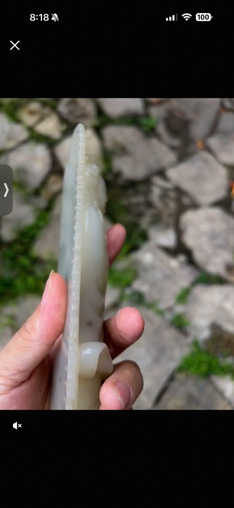 古玩玉器觀音擺件真品鑒賞圖