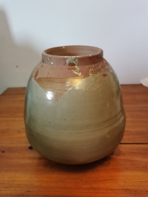 古玩陶瓷元明時期龍泉青瓷罐拍賣，當前價格316元