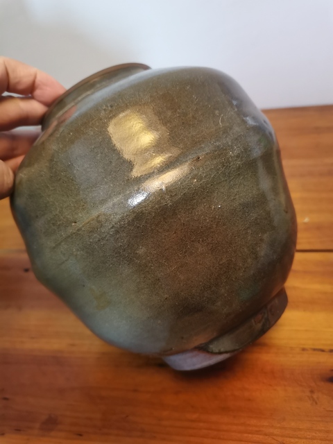 古玩陶瓷元明時期龍泉青瓷罐拍賣，當(dāng)前價格290元