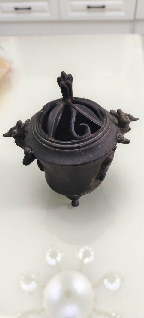 古玩銅器爐子真品鑒賞圖