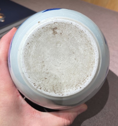 古玩陶瓷青花人物故事紋蓮子罐真品鑒賞圖