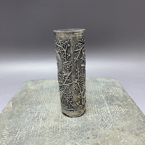 古玩陶瓷龍紋香筒真品鑒賞圖