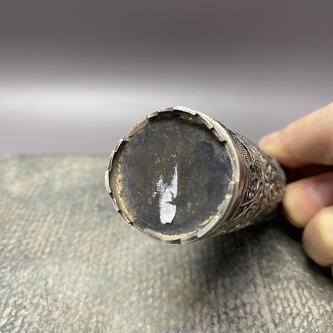 古玩陶瓷龍紋香筒真品鑒賞圖