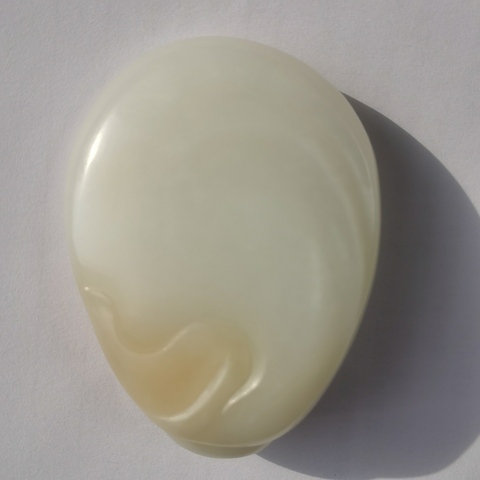 古玩玉器和田玉達(dá)摩掛件真品鑒賞圖