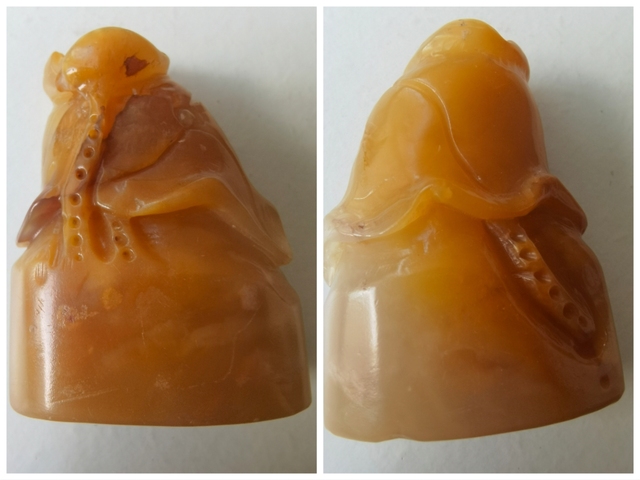 古玩雜項老撾石印章真品鑒賞圖