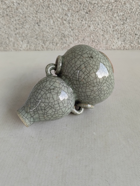 古玩陶瓷哥釉葫蘆瓶拍賣，當前價格550元