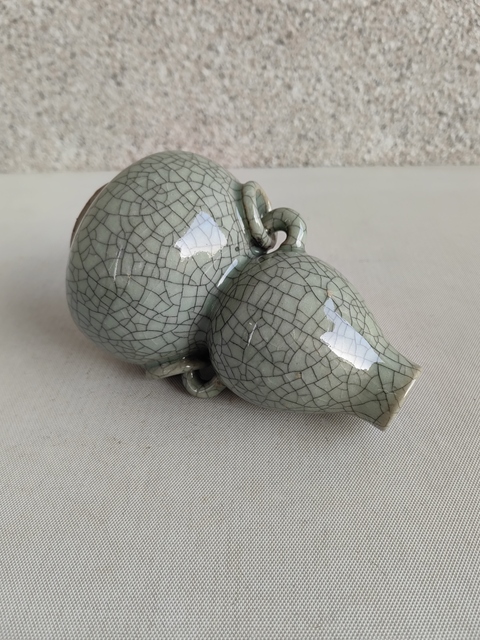 古玩陶瓷哥釉葫蘆瓶拍賣，當前價格550元