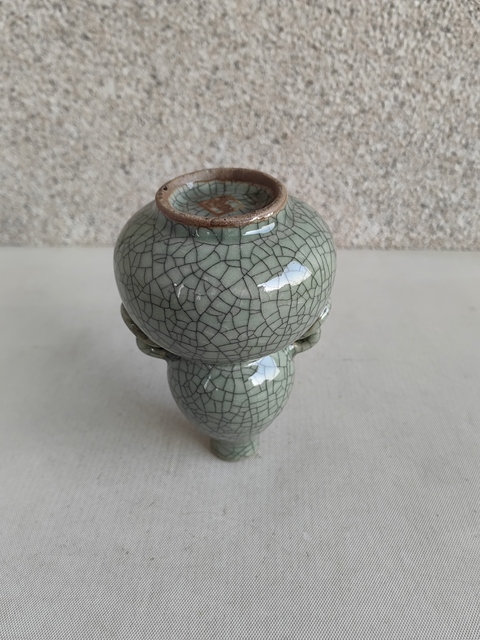 古玩陶瓷哥釉葫蘆瓶拍賣，當前價格550元