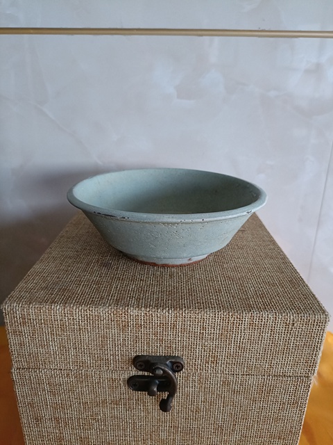 古玩陶瓷龍泉青瓷直壁洗真品鑒賞圖