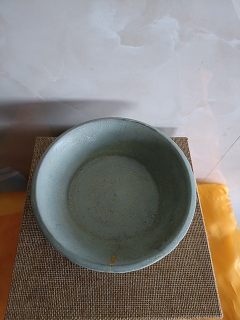 古玩陶瓷龍泉青瓷直壁洗真品鑒賞圖