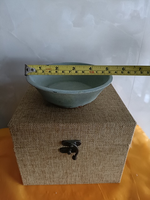 古玩陶瓷龍泉青瓷直壁洗真品鑒賞圖