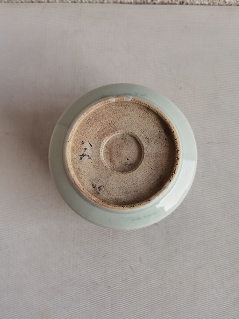 古玩陶瓷青花圈足筒式香爐真品鑒賞圖