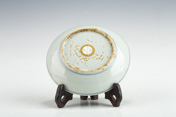 古玩陶瓷明晚·青花獅紋小盤真品鑒賞圖