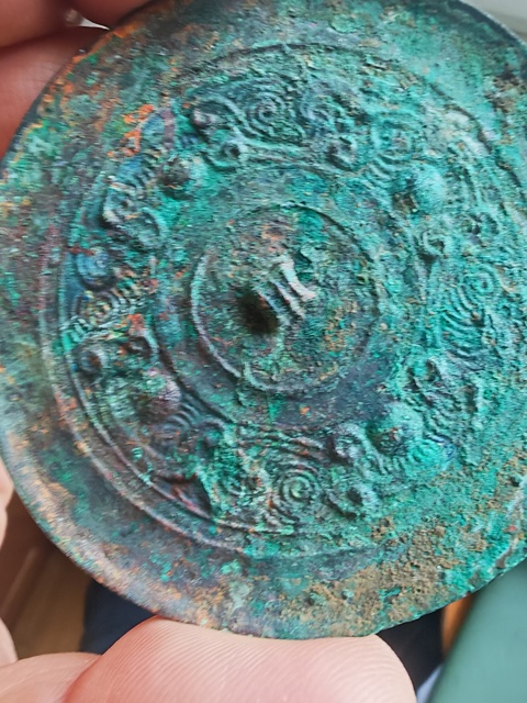 古玩銅器銅鏡真品鑒賞圖