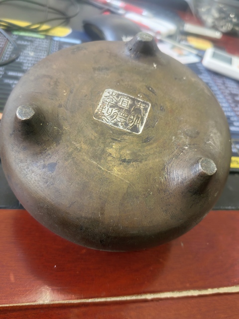 古玩銅器銅爐真品鑒賞圖