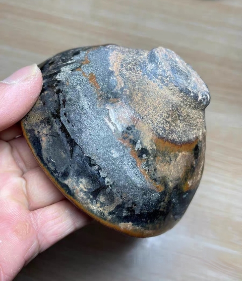 古玩陶瓷建窯黑釉束口盞真品鑒賞圖