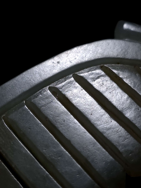 古玩玉器和田玉梳真品鑒賞圖