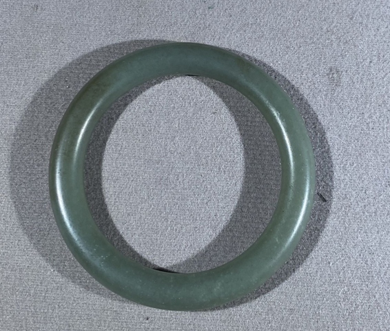 古玩玉器青玉手鐲真品鑒賞圖