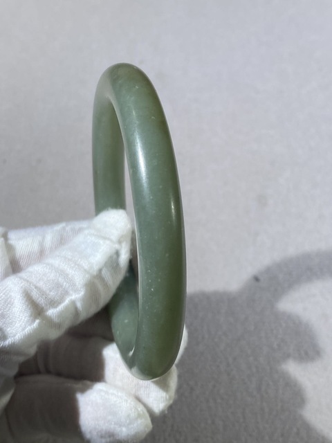 古玩玉器青玉手鐲真品鑒賞圖