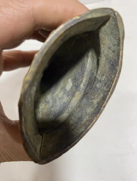 古玩銅器銅觀音真品鑒賞圖