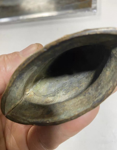 古玩銅器銅觀音真品鑒賞圖