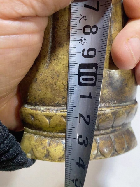 古玩銅器銅觀音真品鑒賞圖