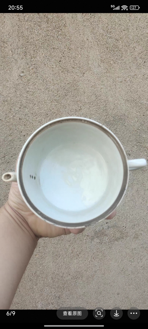 古玩陶瓷太師少保參湯壺真品鑒賞圖