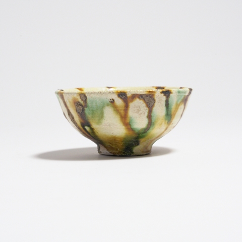 古玩陶瓷唐三彩茶碗真品鑒賞圖