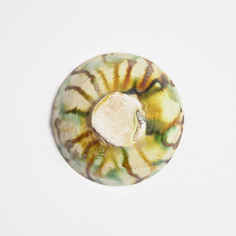 古玩陶瓷唐三彩茶碗真品鑒賞圖