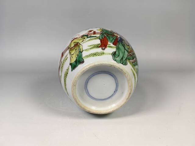 古玩陶瓷晚清民國仕女嬰戲娃娃罐真品鑒賞圖