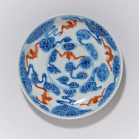 古玩陶瓷洪福齊天盤(pán)拍賣(mài)，當(dāng)前價(jià)格20000元