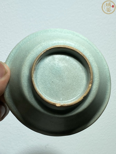 古玩陶瓷青釉盤真品鑒賞圖