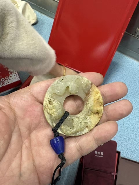 古玩玉器龍璧真品鑒賞圖