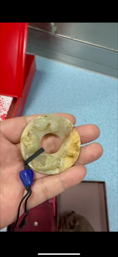 古玩玉器龍璧真品鑒賞圖