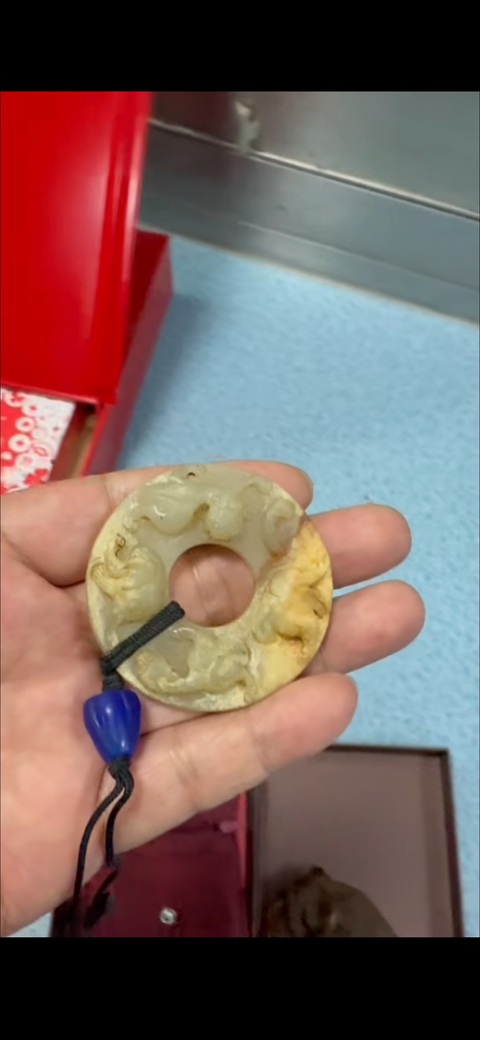 古玩玉器龍璧真品鑒賞圖