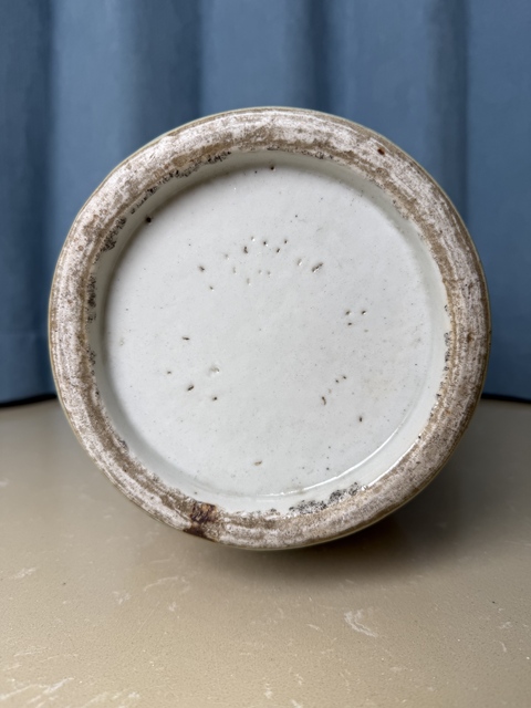 古玩陶瓷清咸豐豆青釉粉彩龍穿花獅子繡球紋雙耳大瓶拍賣，當前價格9600元