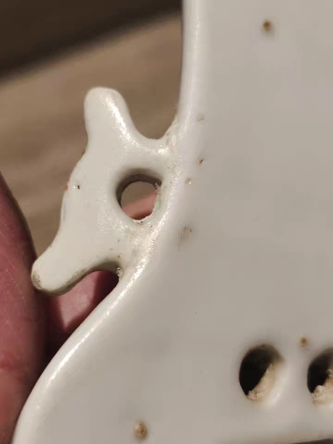 古玩陶瓷同治粉彩壁瓶真品鑒賞圖