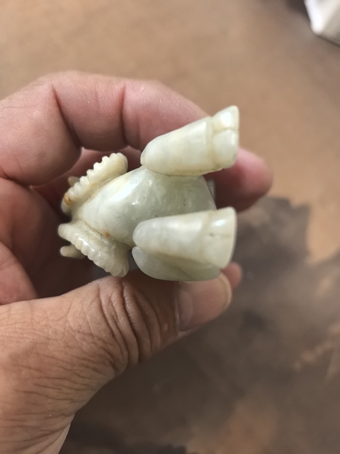 古玩玉器和田玉鹿擺件真品鑒賞圖