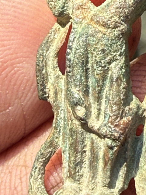 古玩銅器銅菩薩立像真品鑒賞圖