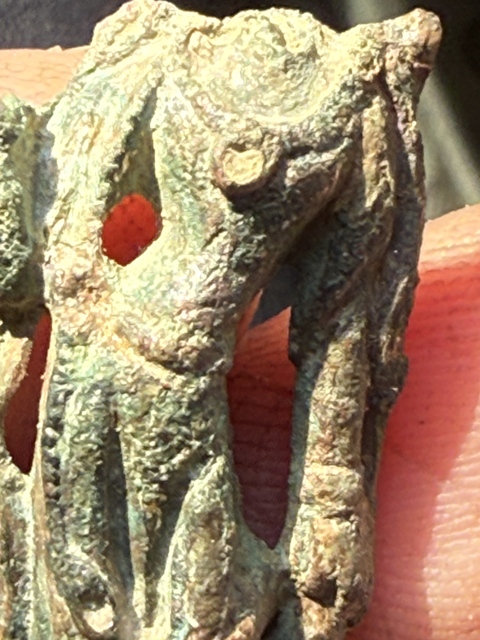 古玩銅器銅菩薩立像真品鑒賞圖