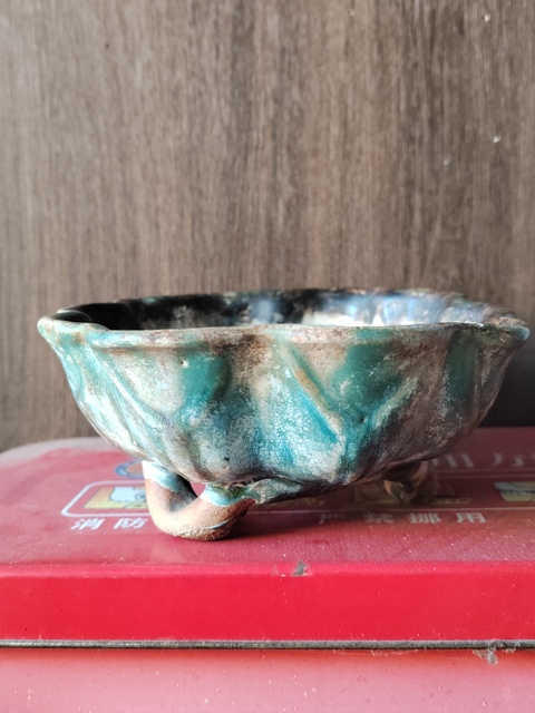 古玩陶瓷石灣窯鈞釉水洗真品鑒賞圖