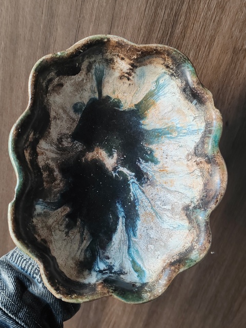 古玩陶瓷石灣窯鈞釉水洗真品鑒賞圖