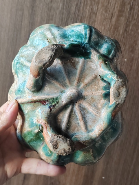 古玩陶瓷石灣窯鈞釉水洗真品鑒賞圖