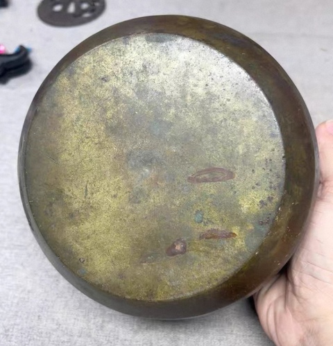 古玩銅器缽式爐真品鑒賞圖